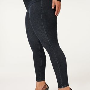 Good American Women's Always Fits Good Legs High Waisted Dark Wash Denim